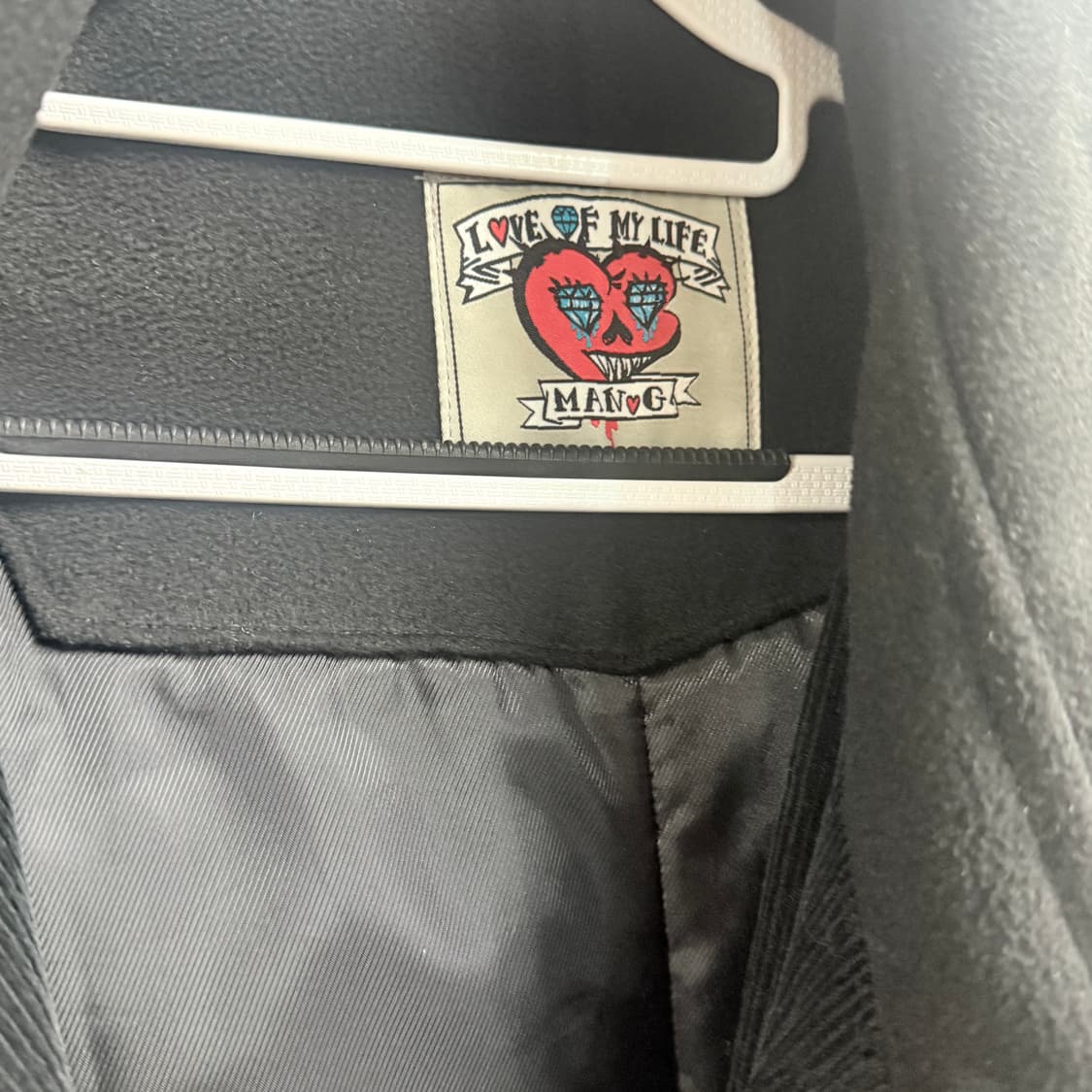 그라피스트 만지 자수 헤비 코트 os 상품이미지2