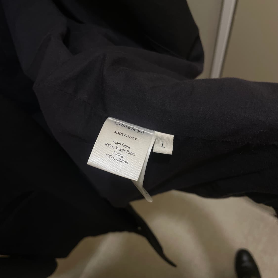 Cristaseya 카라리스 자켓 L 블랙 상품이미지3