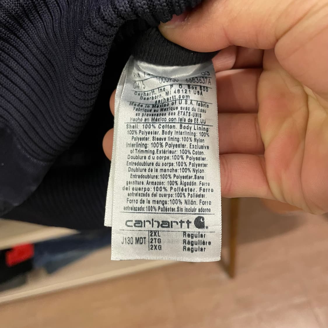 2XL 빈티지 칼하트 J130 MDT 덕 액티브 자켓 상품이미지6