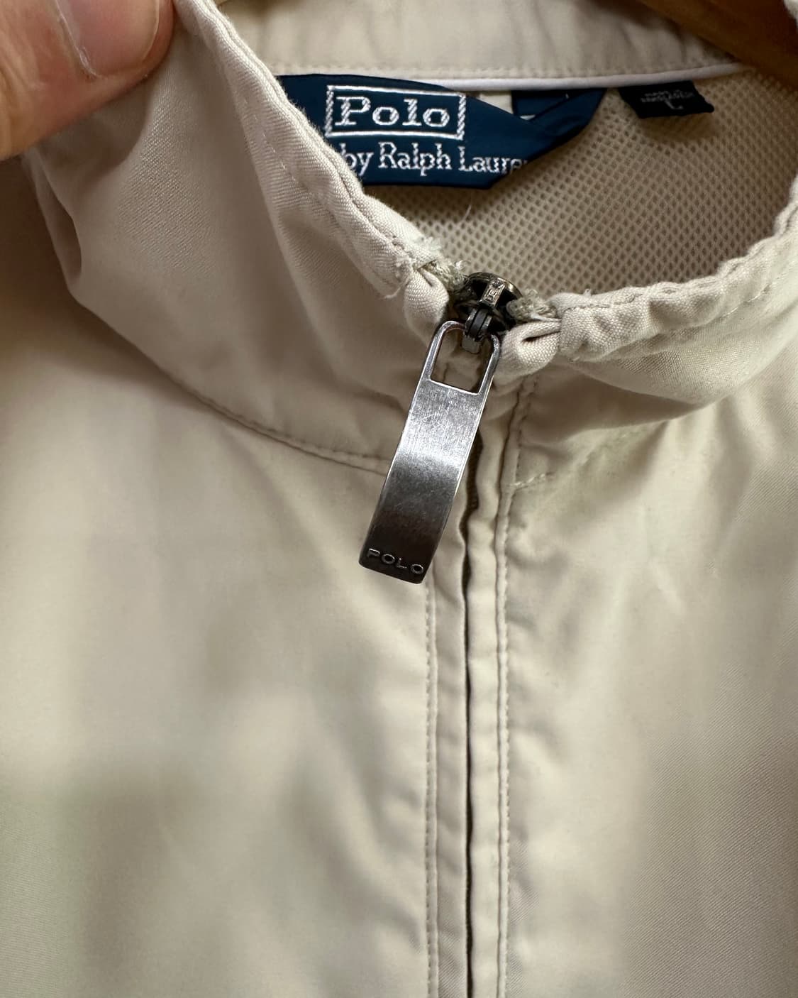 (L)폴로 반집업 블루종-M2124 상품이미지7