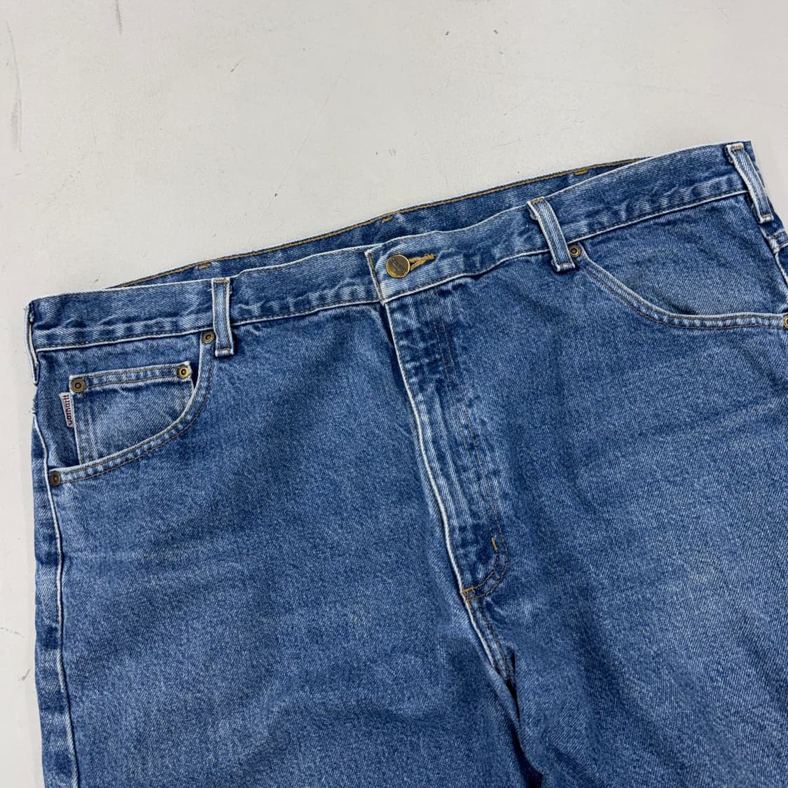 칼하트 OG 가죽패치 워크 데님팬츠 상품이미지4