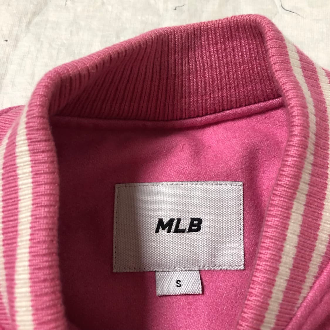 MLB 뉴욕양키스 바시티 핑크 S 상품이미지2
