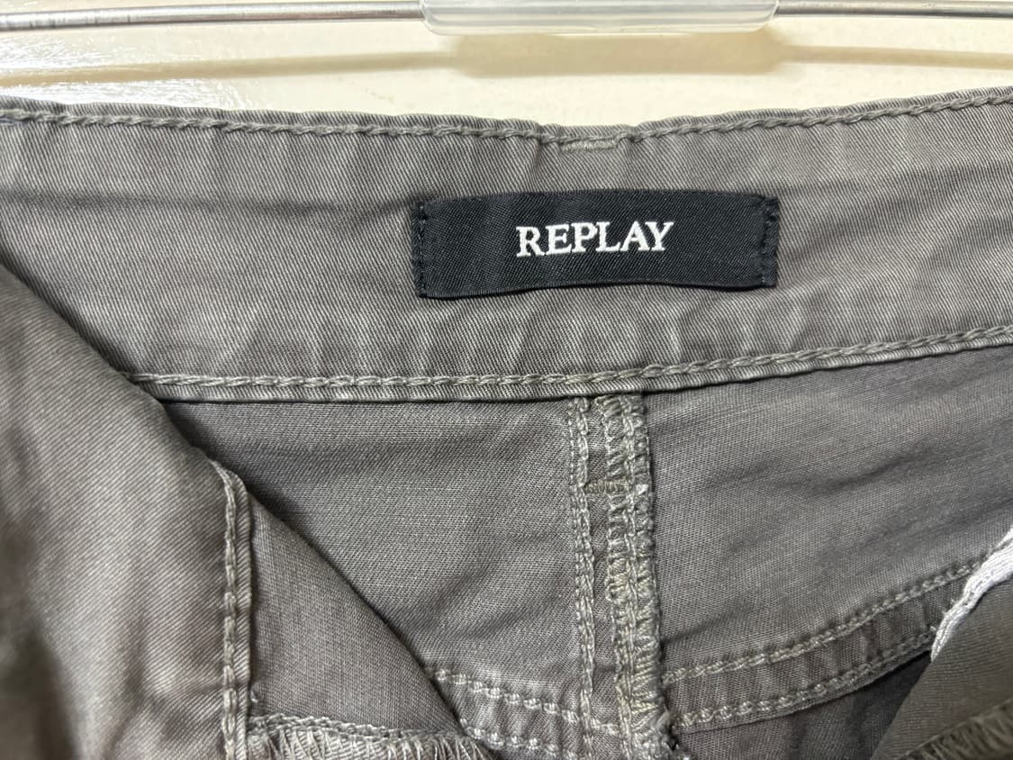 Replay 리플레이 워싱 그레이 숏팬츠 반바지 28~30 상품이미지3