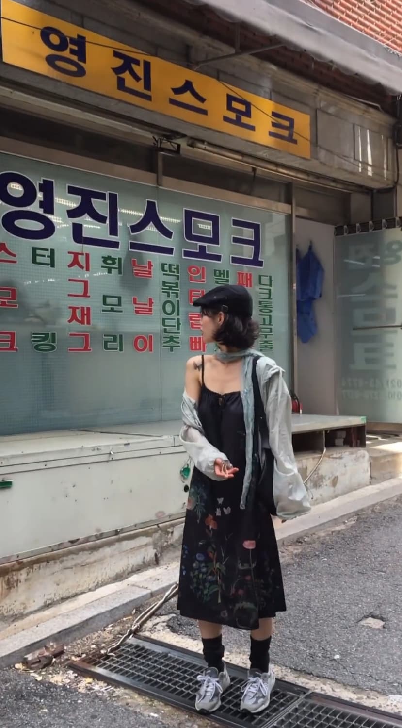 한땀한땀 초충도 원피스 상품이미지4