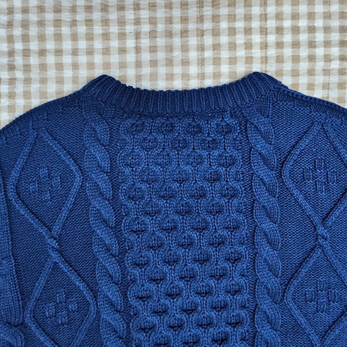 앤더슨벨 케이블 울 니트 남자100 상품이미지6