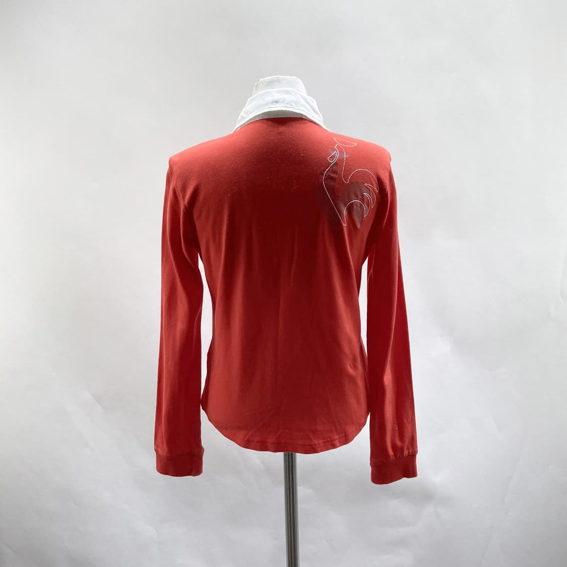 르꼬끄골프 여성카라긴팔티셔츠 레드 S 상품이미지3