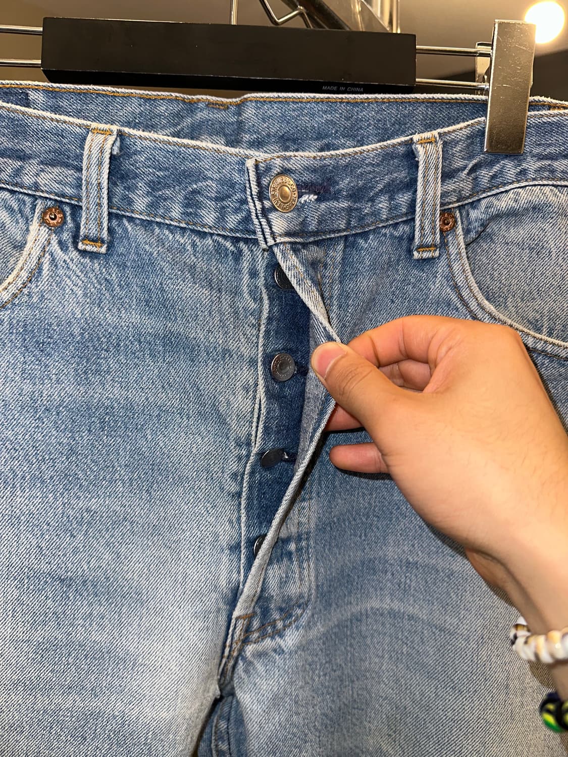 90’s Levi’s 501 532 denim washed pants  상품이미지7