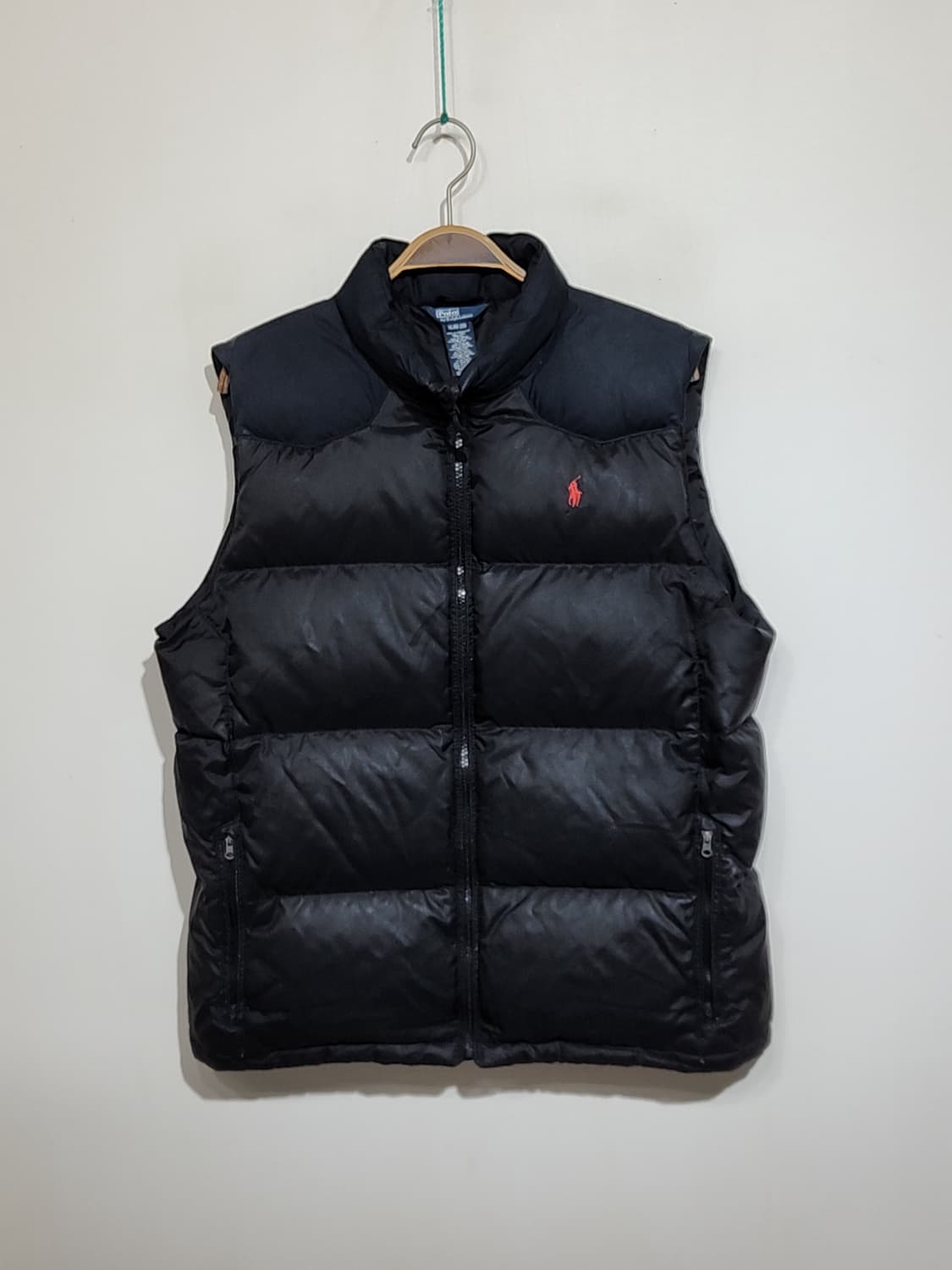 (L) 랄프로렌 폴로 패딩조끼 블랙 다운 베스트  상품이미지1