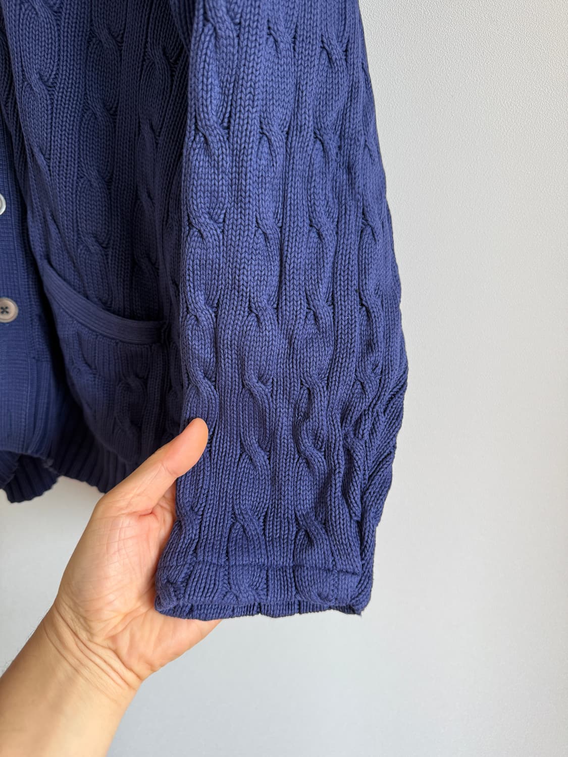 올드 폴로 랄프로렌(Polo Ralph Lauren) 코튼 꽈베기 가디건 상품이미지6