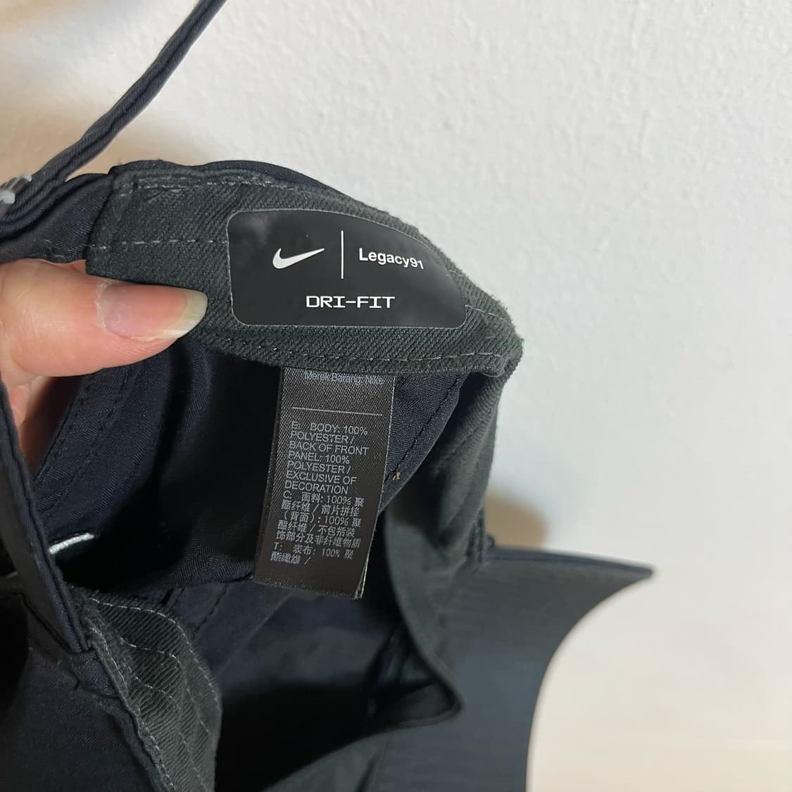Nike black swoosh ball cap 상품이미지4