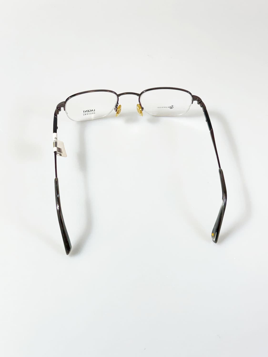 서전 LAGENT 반무테 스퀘어 프레임 빈티지 안경 상품이미지6