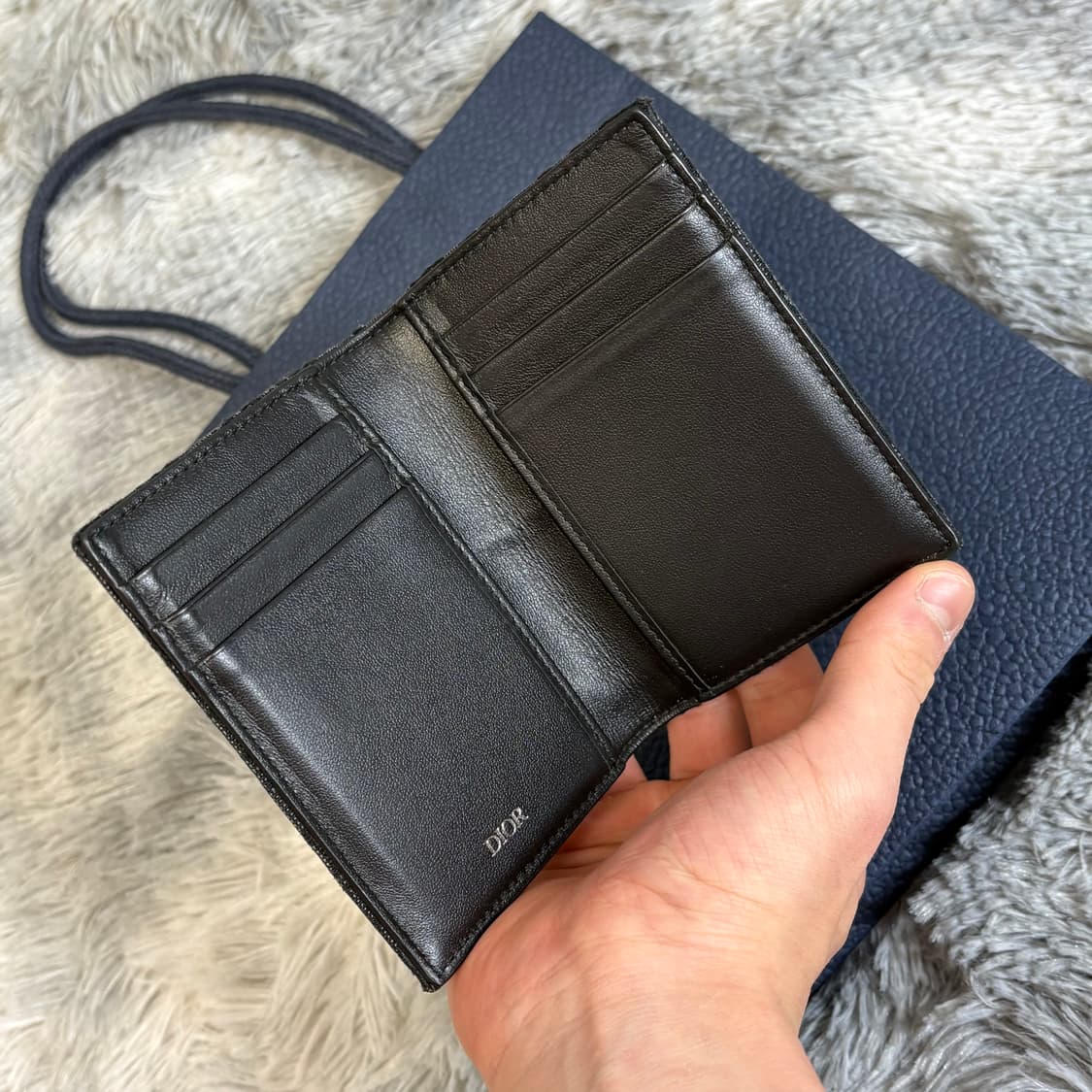 디올 오블리크 오거나이저 블랙 상품이미지3