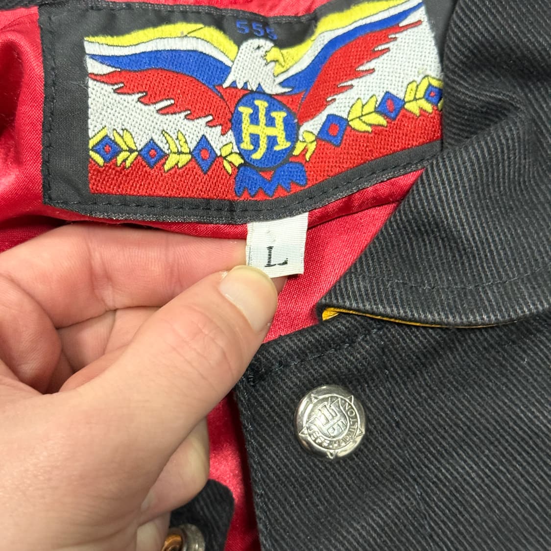 90s 제프 해밀턴 x 루니 툰즈 올드스쿨 레더암 바시티 자켓 상품이미지8