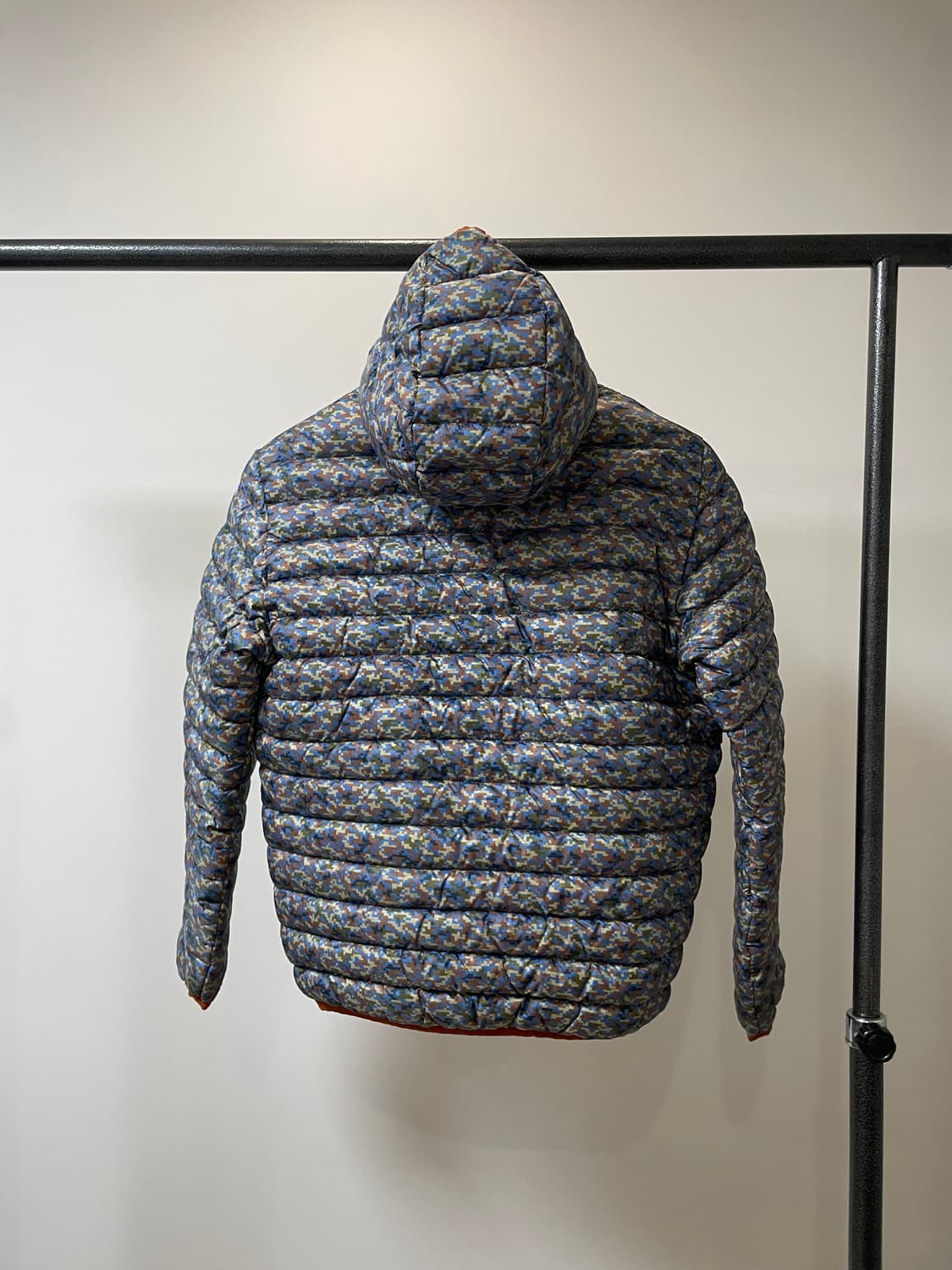 코오롱 멀티지퍼 디지털 카모 후드 패딩 상품이미지4