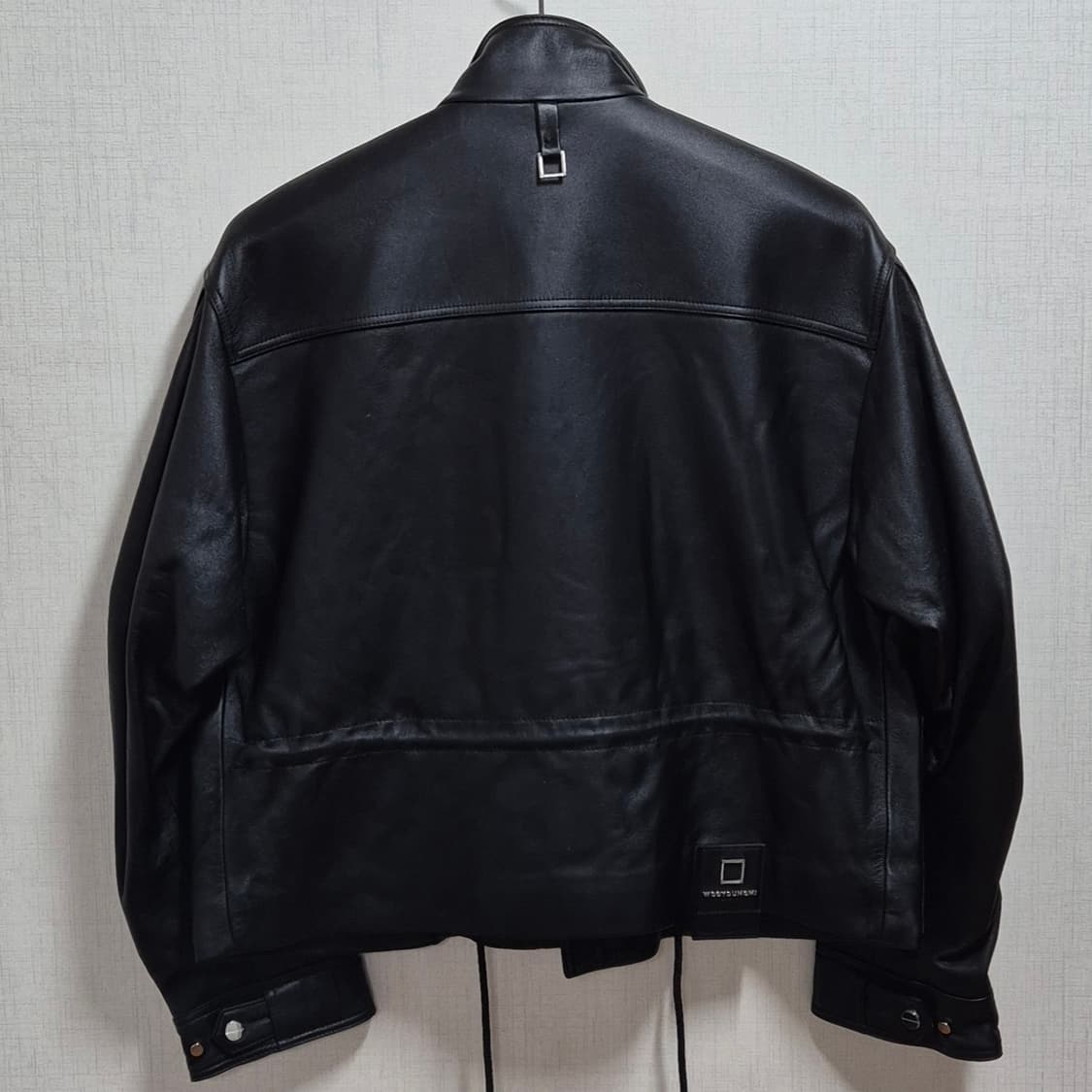 우영미 램스킨 레더 자켓 상품이미지4