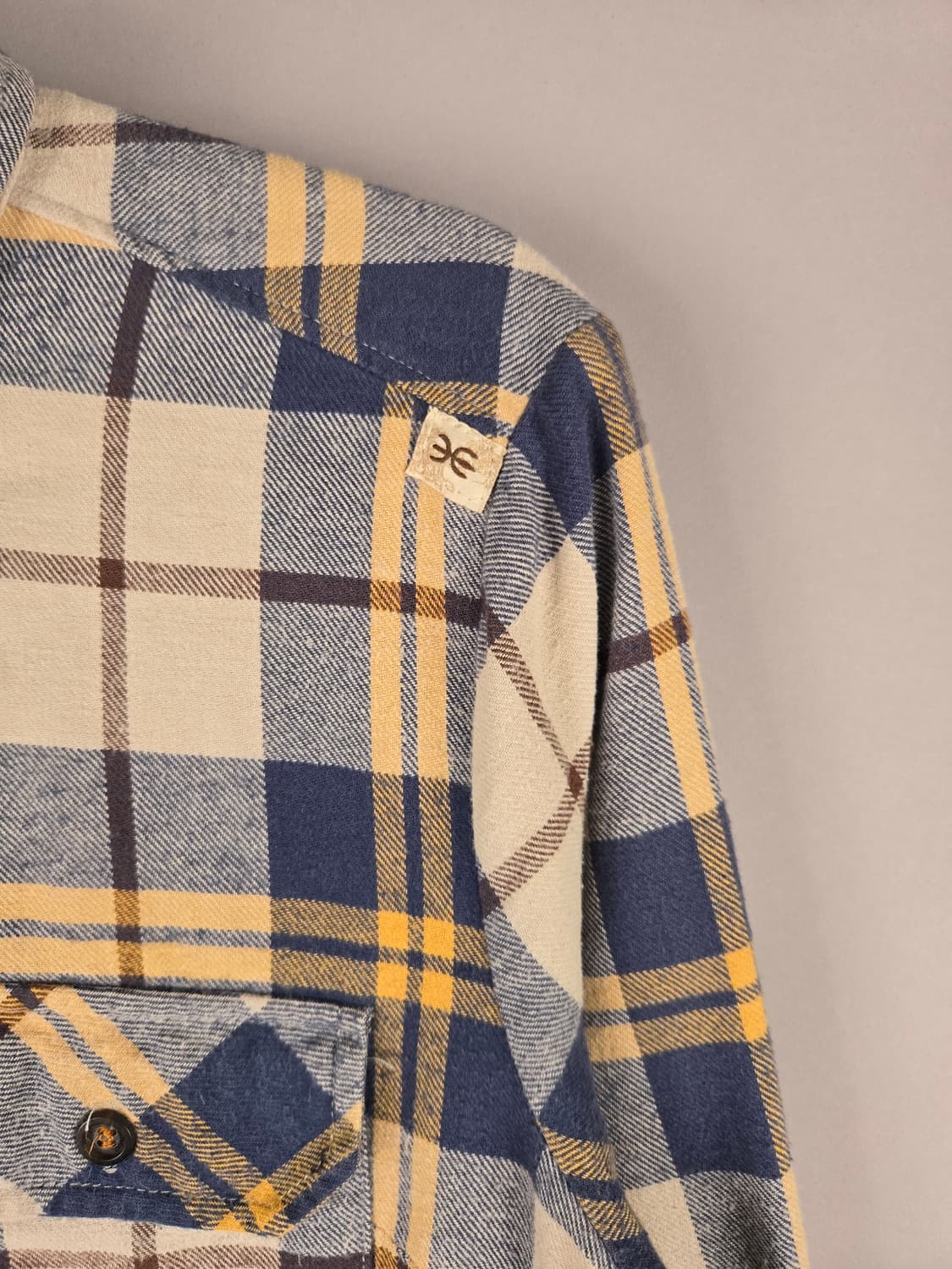 [무료배송]써스데이아일랜드 S 여성 플란넬 롱 체크 셔츠 원피스 상품이미지2