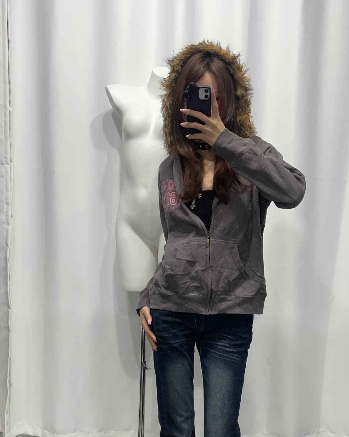 🎸그레이 퍼 후디🎸 상품이미지2