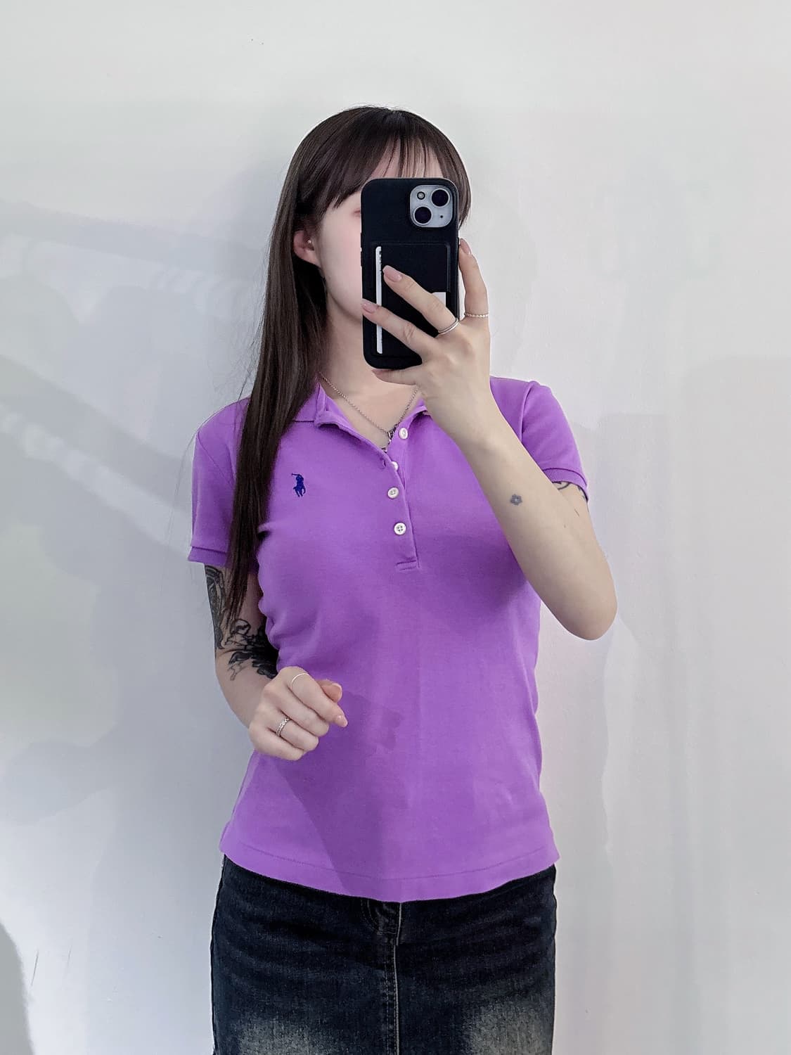 폴로랄프로렌 포니 퍼플 반팔 카라티 상품이미지1