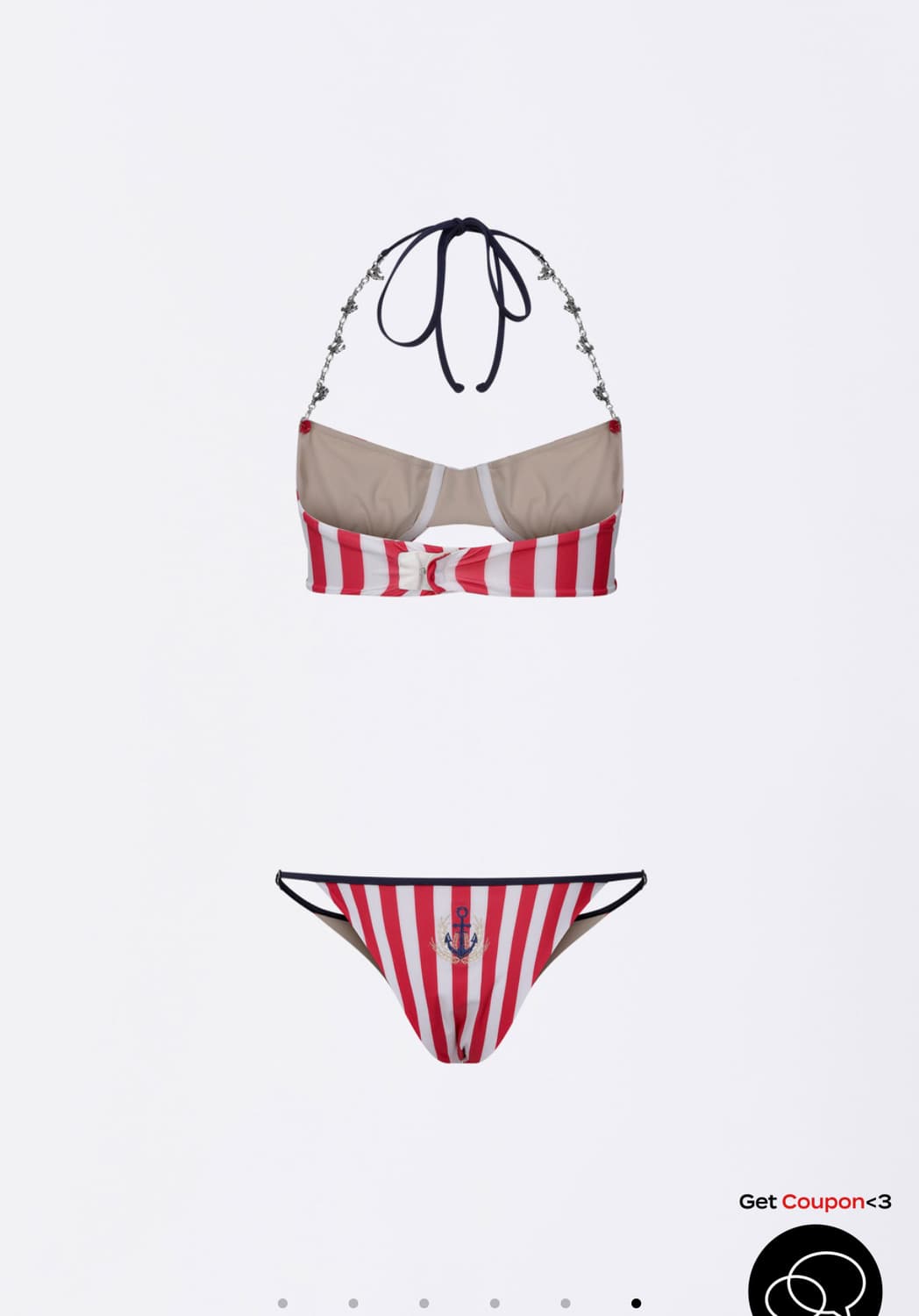 SCULPTOR Marine Bikini Red Stripe 상품이미지4
