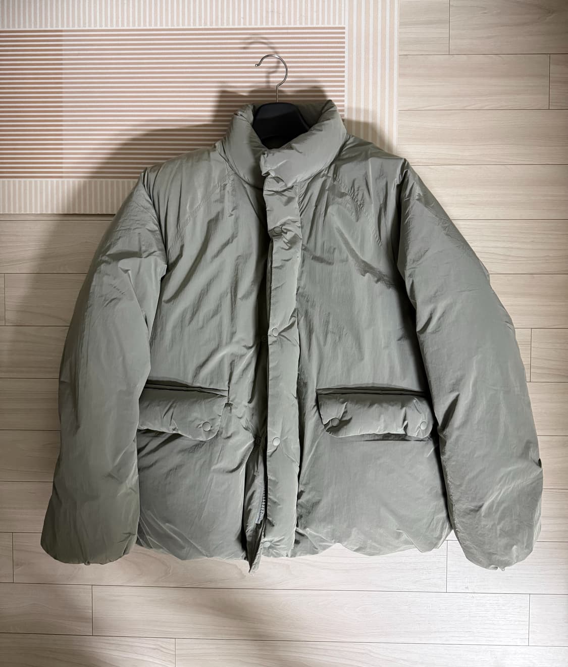 토마스모어 시티숏다운 카키그레이 M사이즈 상품이미지1