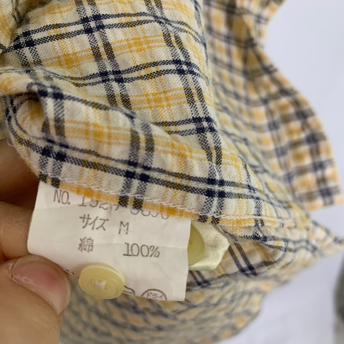 챕스 랄프로렌 체크 반팔 셔츠 남방 남성 M 남녀공용 빈티지 상품이미지6