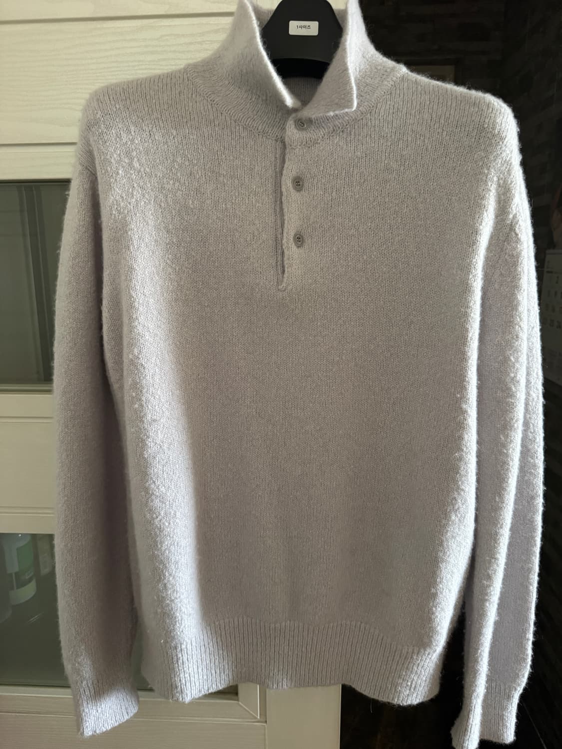 포터리 헤어리 그레이 니트 상품이미지1