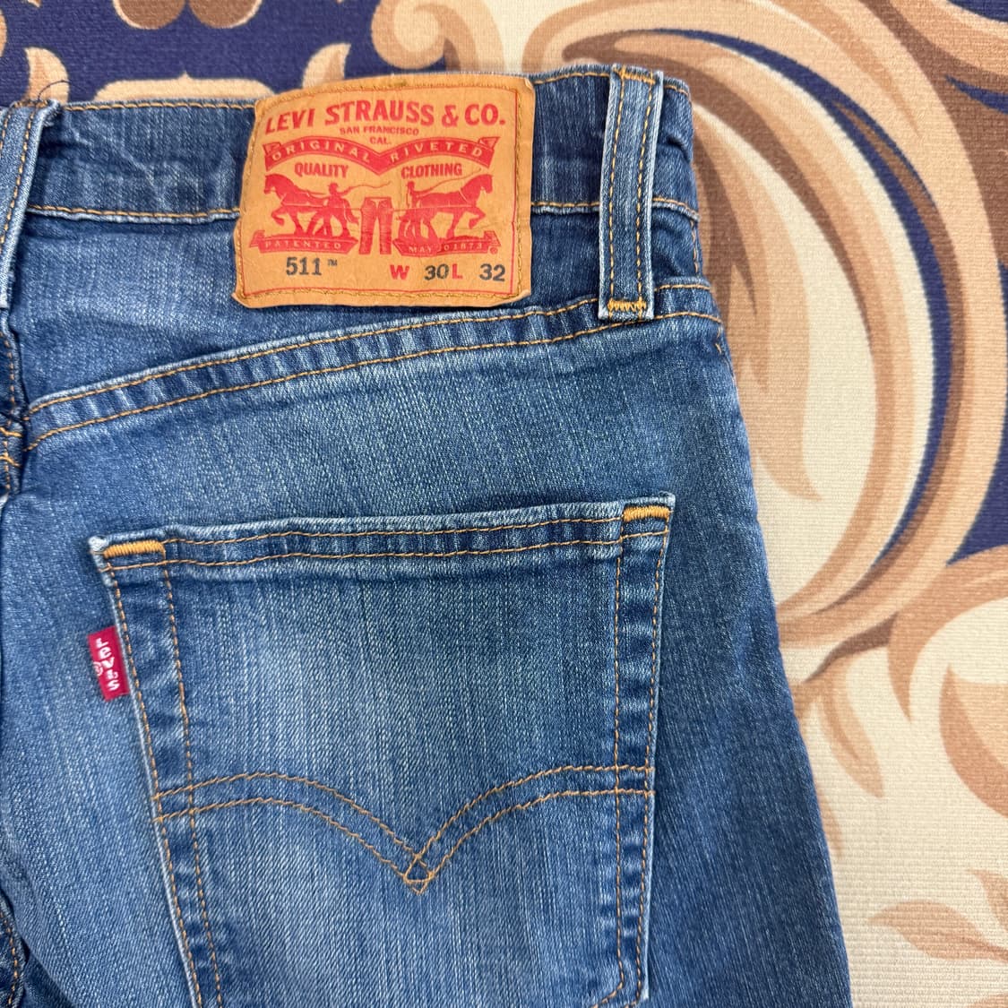 (28)리바이스Levis 511 워싱 데님팬츠 상품이미지2