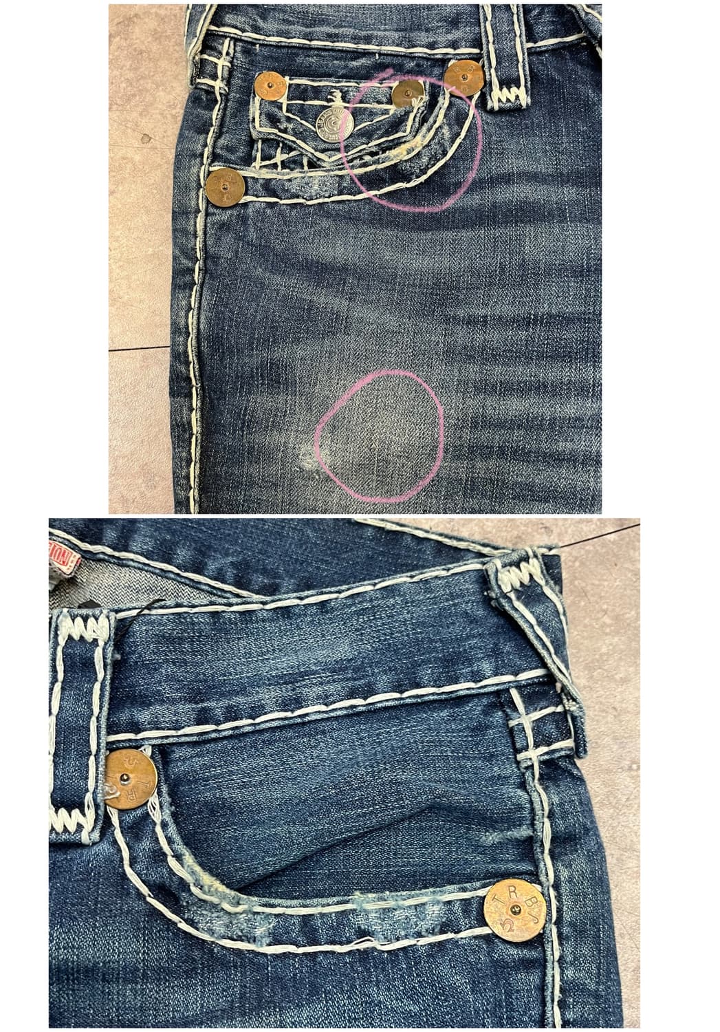 트루릴리젼 데님 팬츠 29 #csz2861 상품이미지6