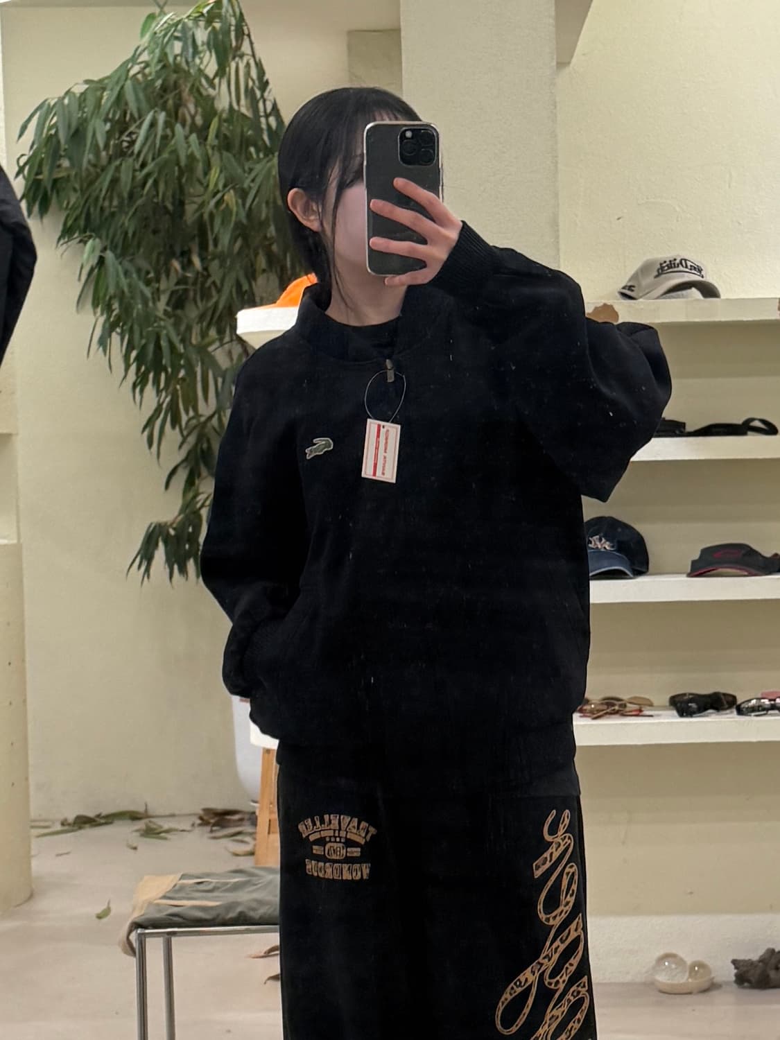 라코스테 레트로 글랜체크 양면 해링턴 자켓 U297 상품이미지4