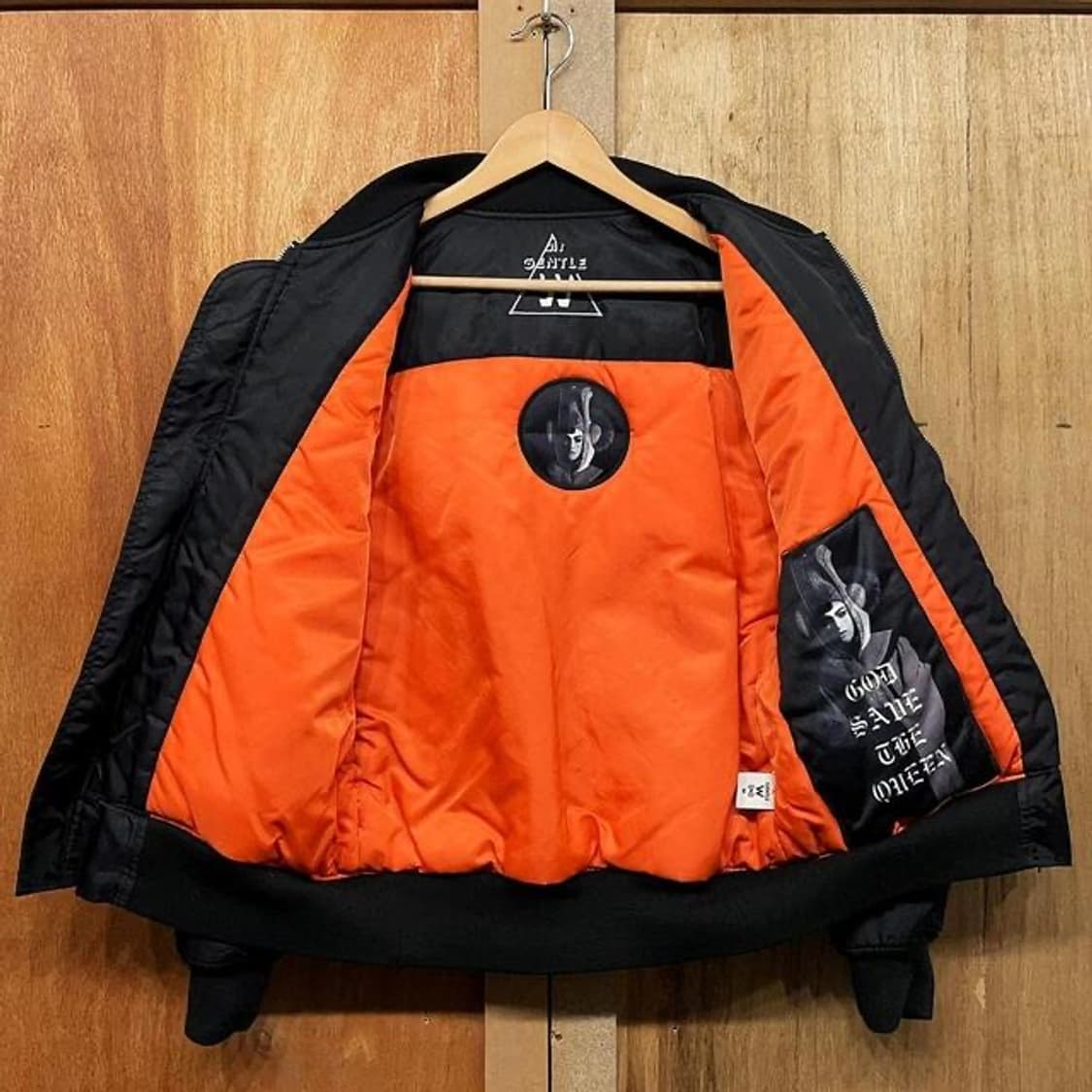 Mr.Gentle W 패치워크 ma-1 자켓 (M) 상품이미지4