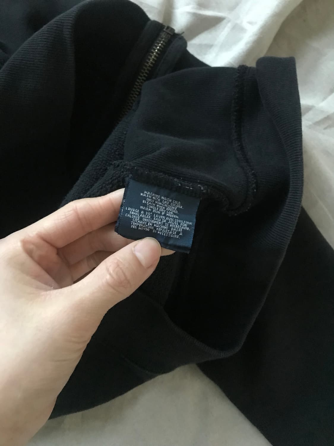 폴로 랄프로렌 포니 로고 블랙 후드집업 상품이미지9