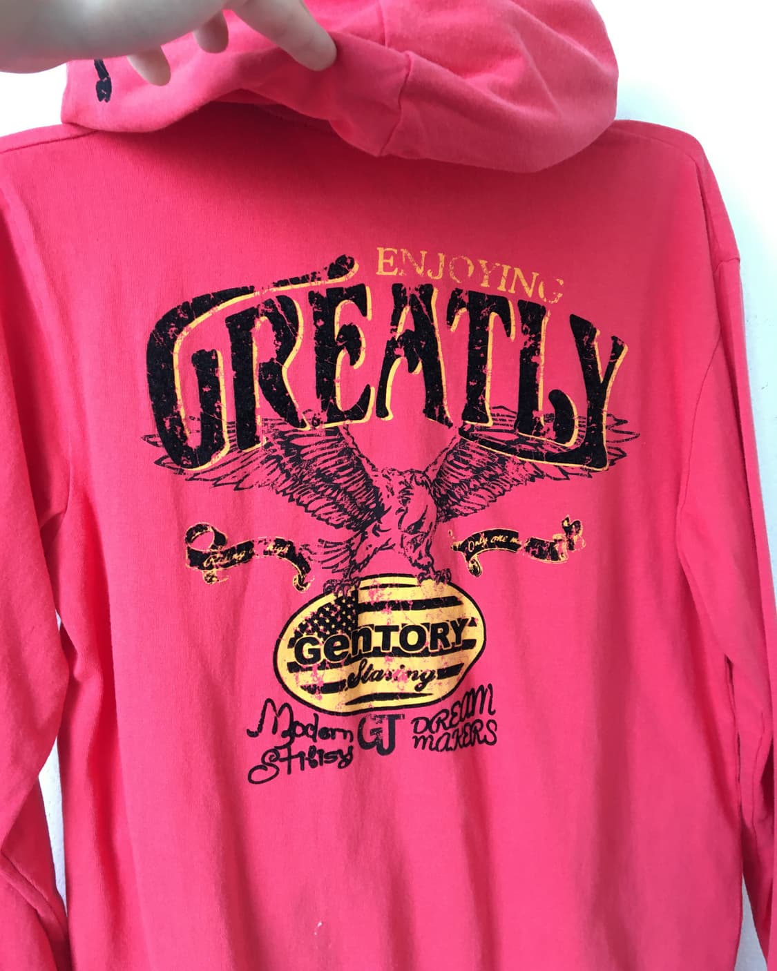 back printing point hood zip up 상품이미지5