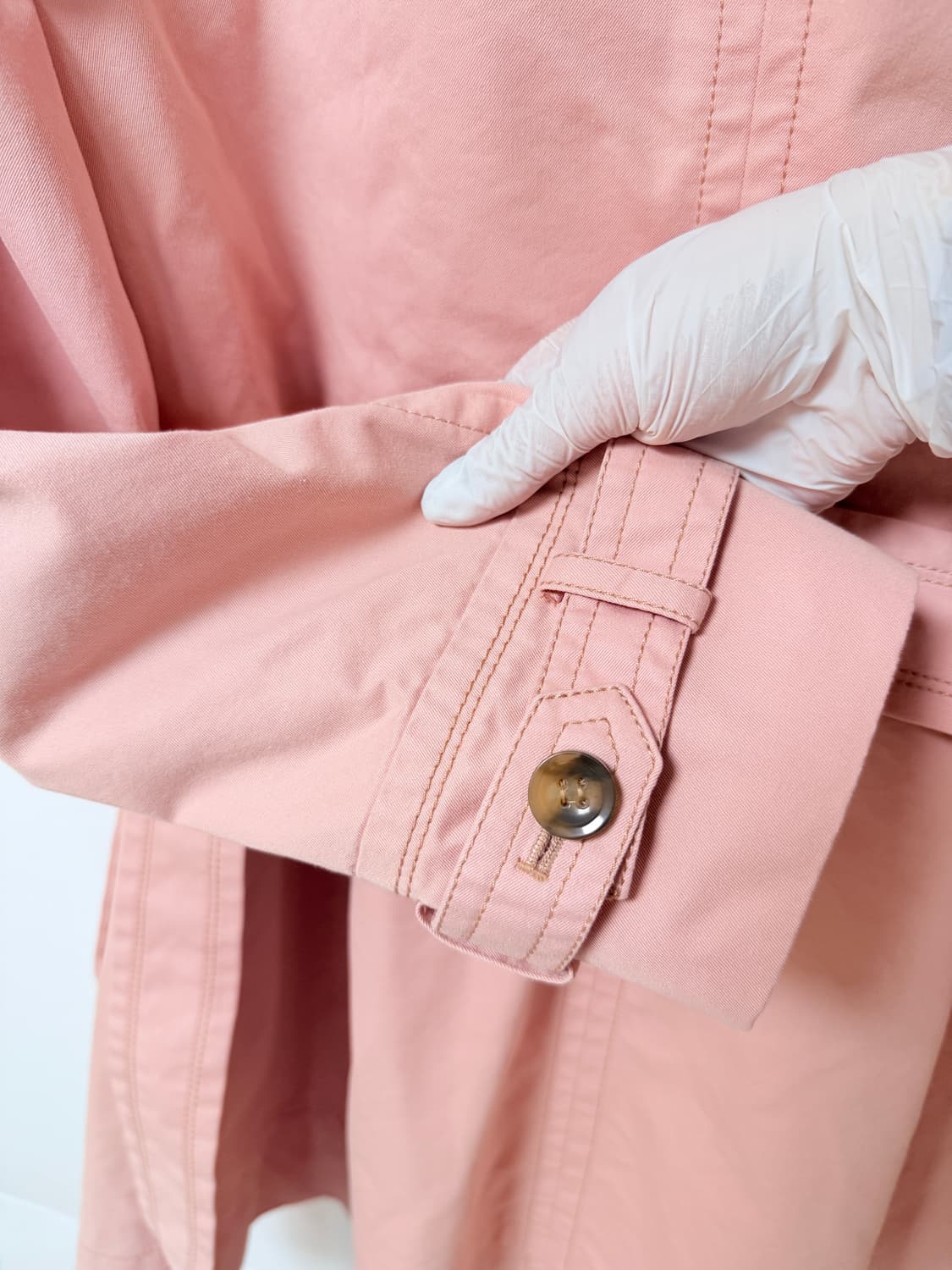 CLOVIS 핑크 트렌치 코트 여성 55 봄코트 상품이미지6