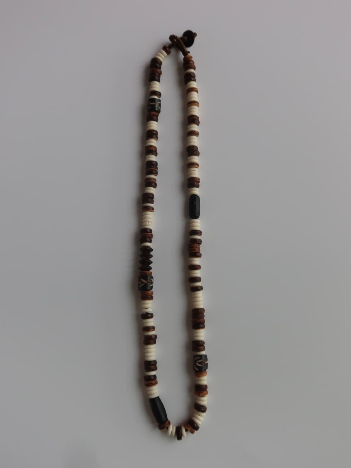 neutral beaded choker necklace 상품이미지3