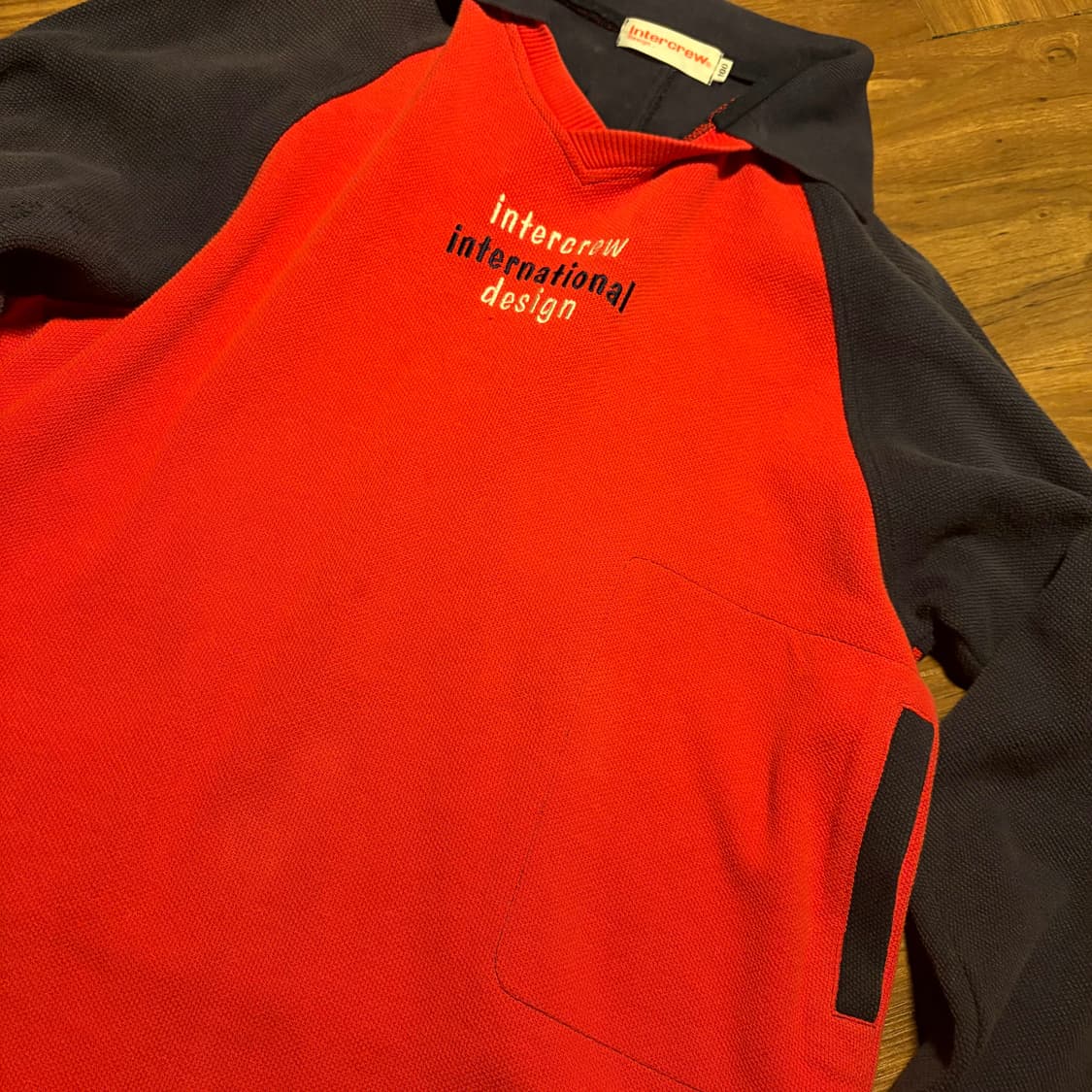 90s intercrew logo block color sweat 상품이미지5