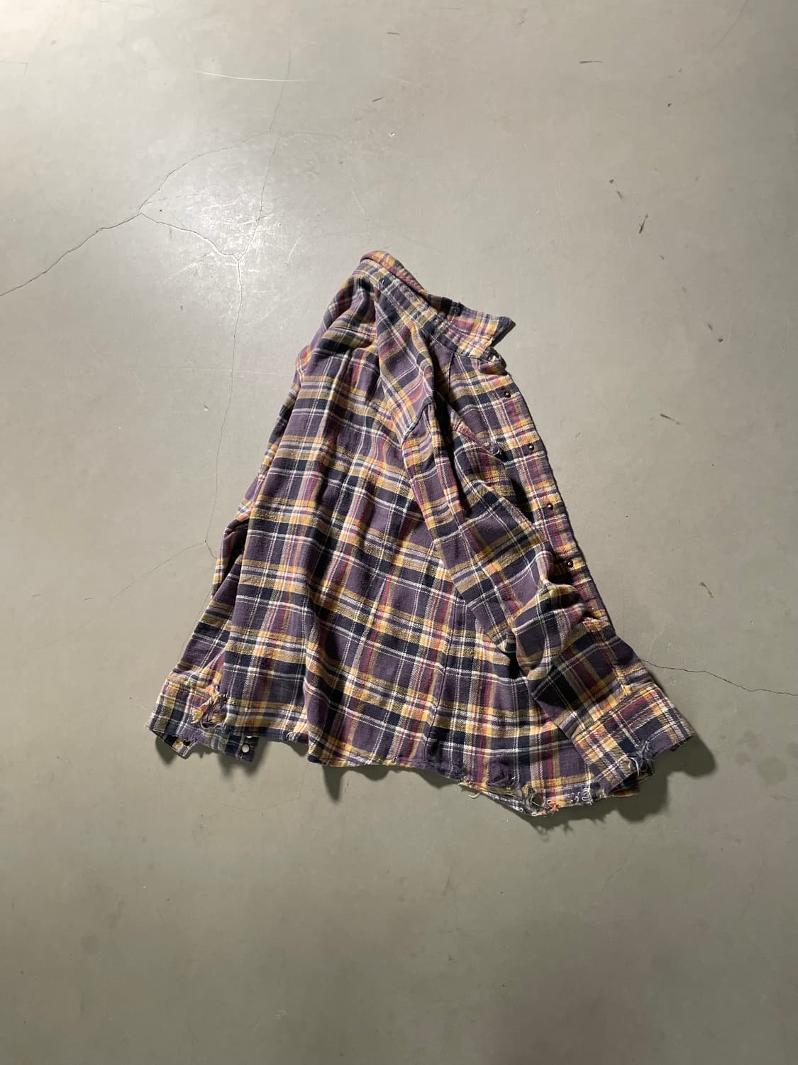 EDiFice japan Damage Check Shirt 상품이미지5