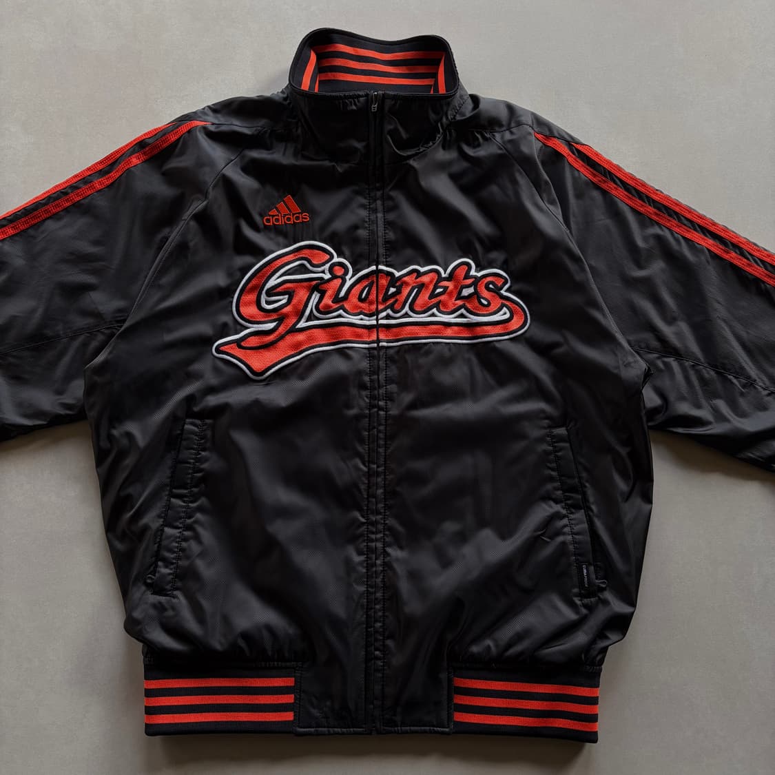 [M]아디다스 롯데 자이언츠 춘추용 베이스볼 자켓 상품이미지3