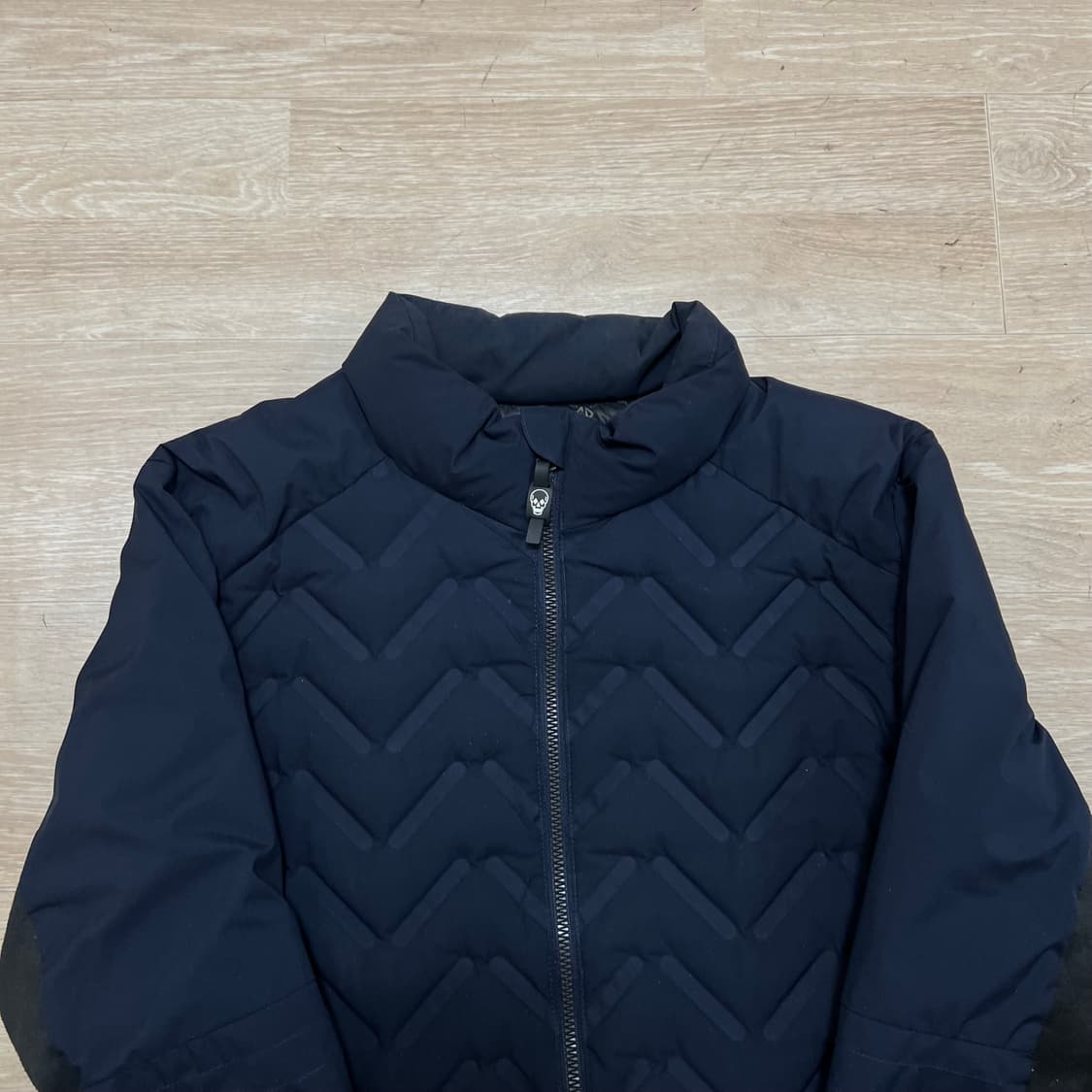 에드하디 스탠드넥 쉐브론 퀼팅 경량패딩 점퍼 [네이비] L/100 상품이미지2