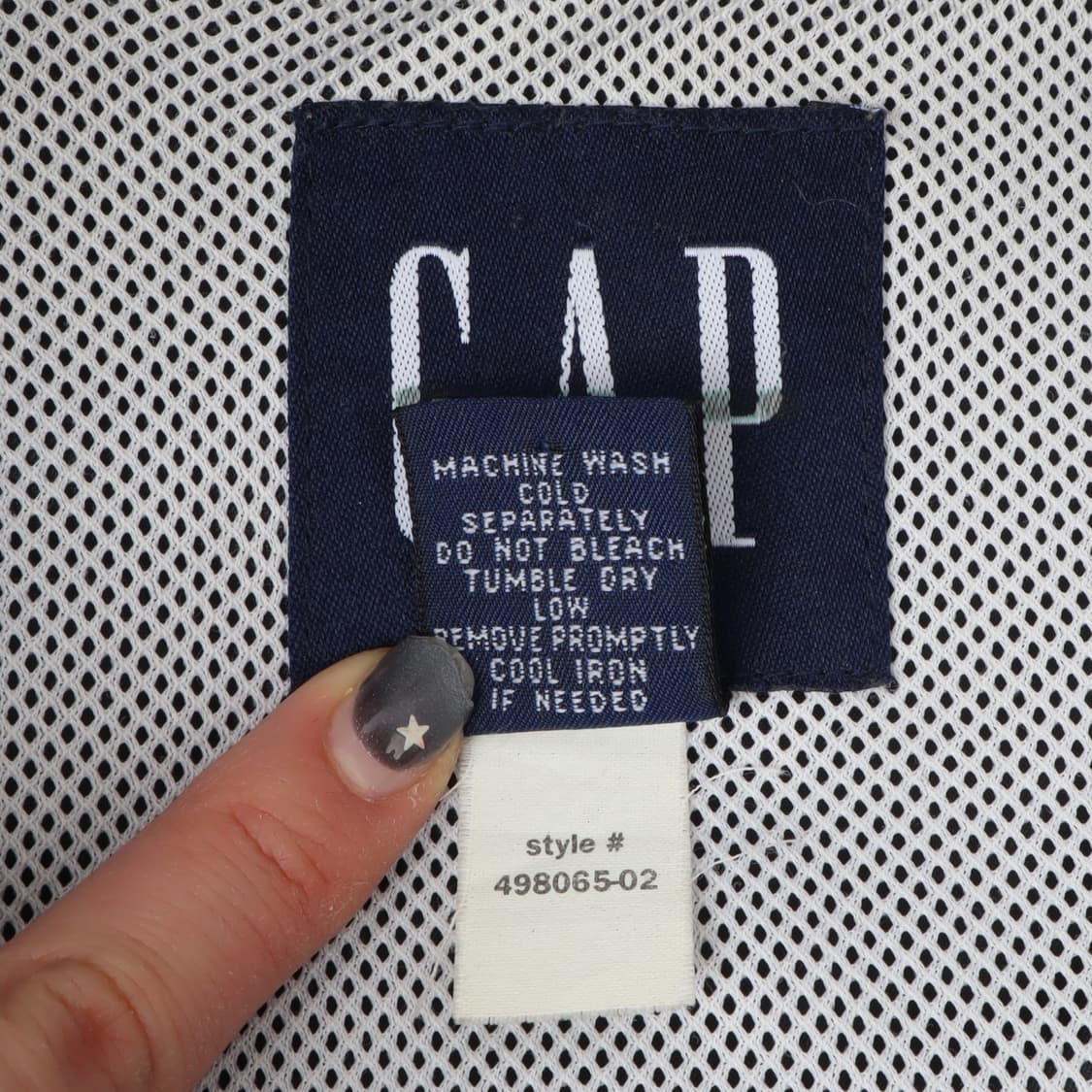 갭 2000s 나일론 집업 자켓 상품이미지9