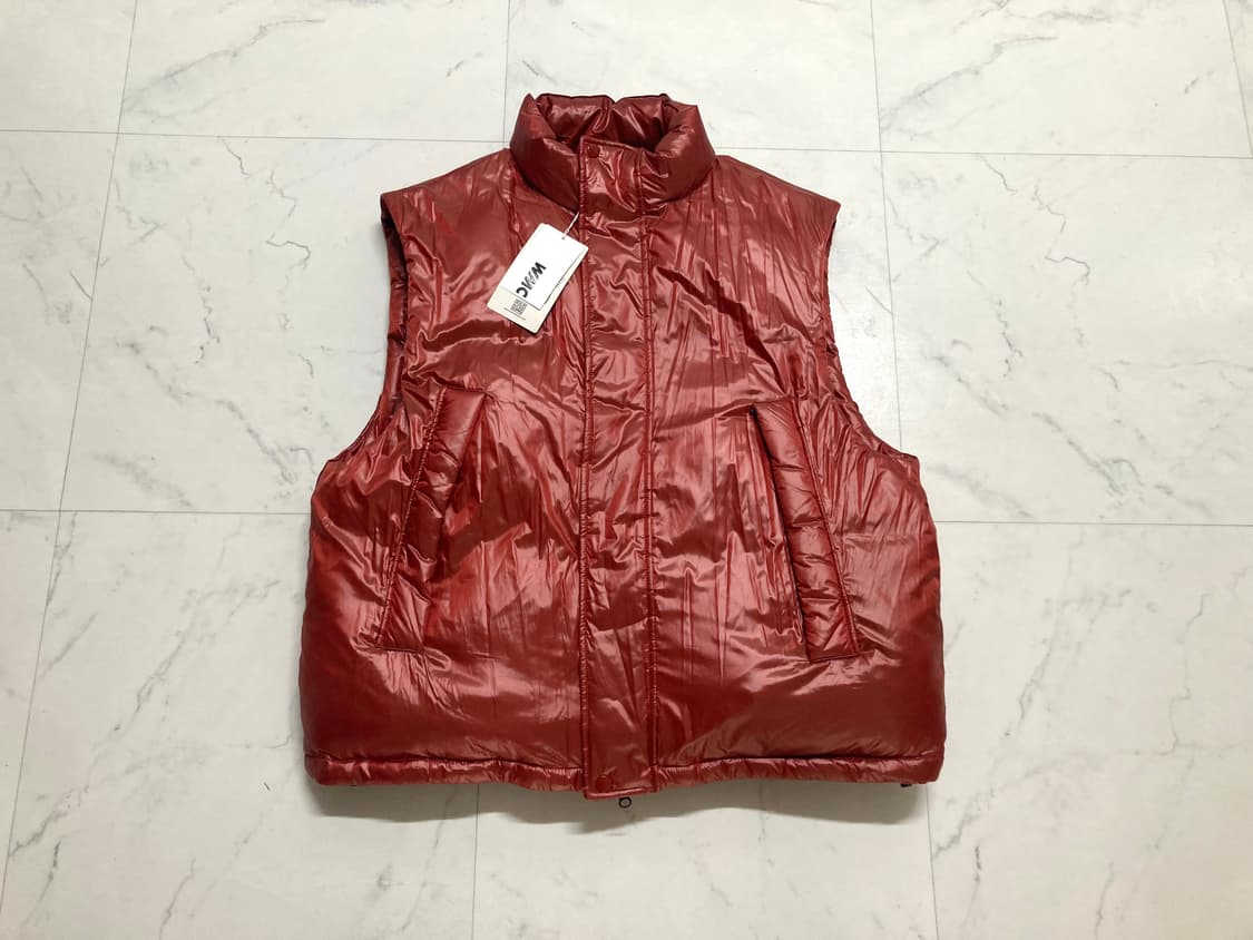 (새상품)WMC 글로시 덕다운 패딩 조끼 105-110 상품이미지1