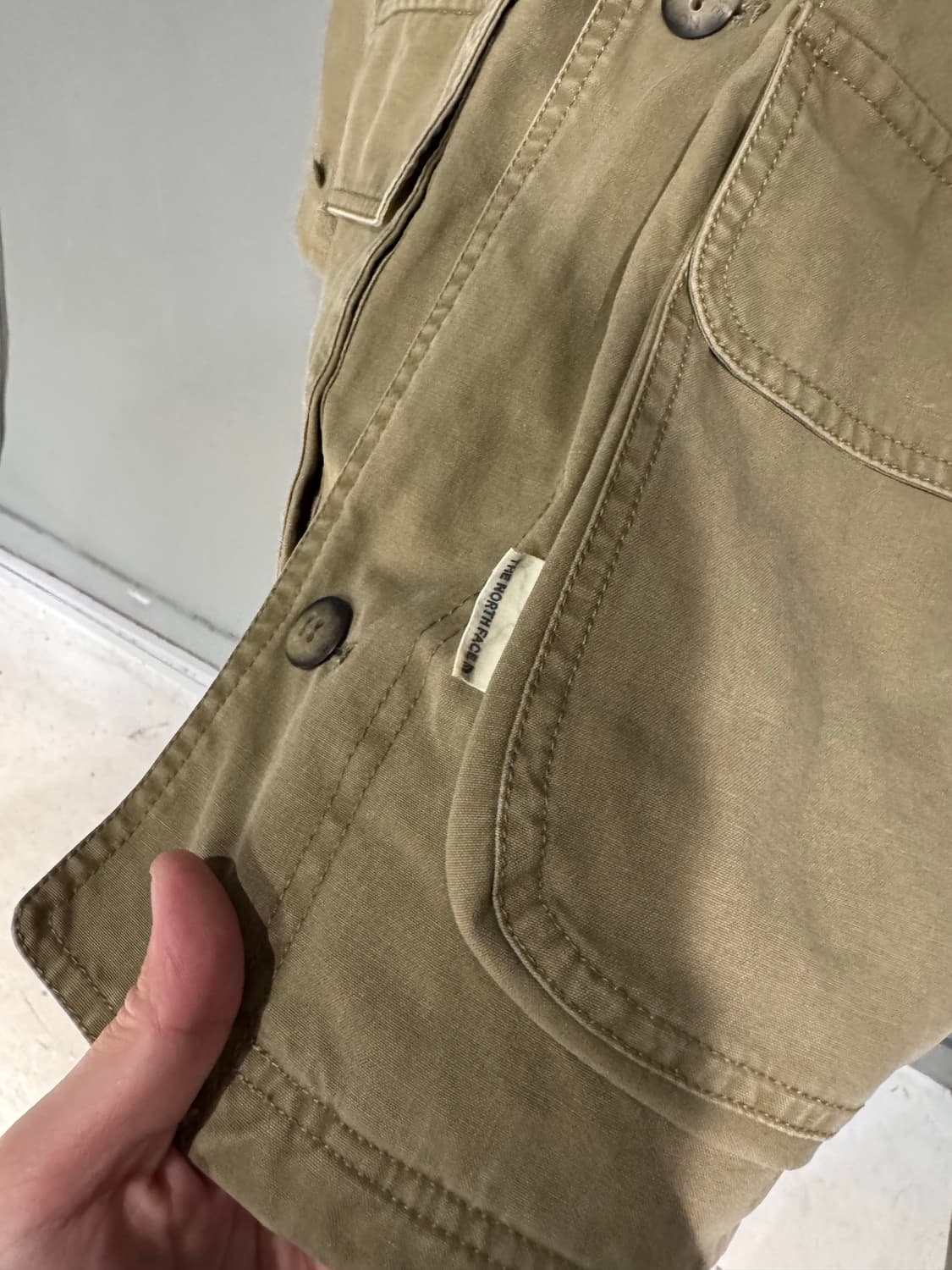 90s 노스페이스 코듀로이 카라 헌팅자켓  상품이미지5