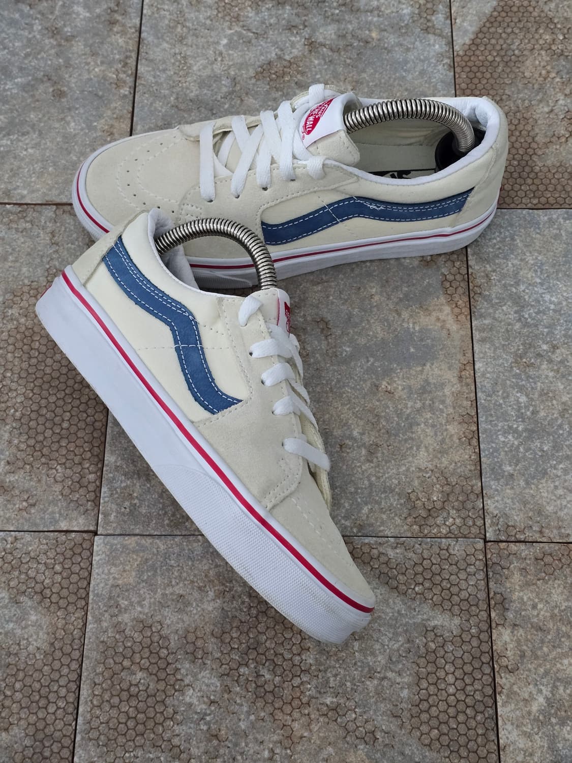 (220)반스 스케이트 로우 화이트 네이비 상품이미지8