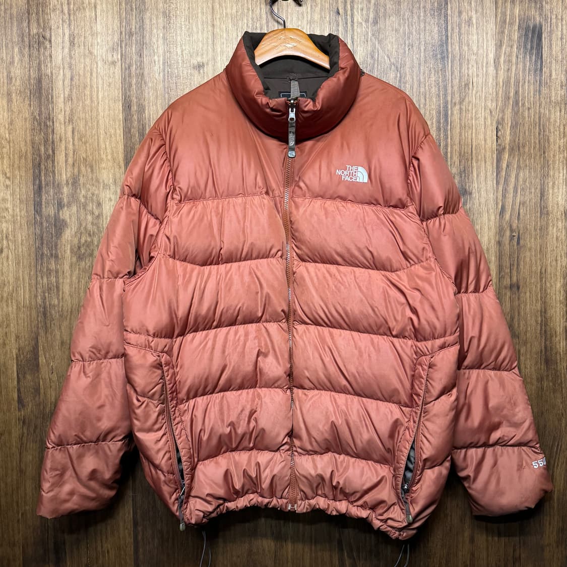 THE NORTH FACE orange padded jacket 상품이미지2