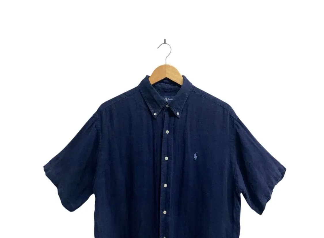폴로 네이비 린넨셔츠 L 상품이미지2
