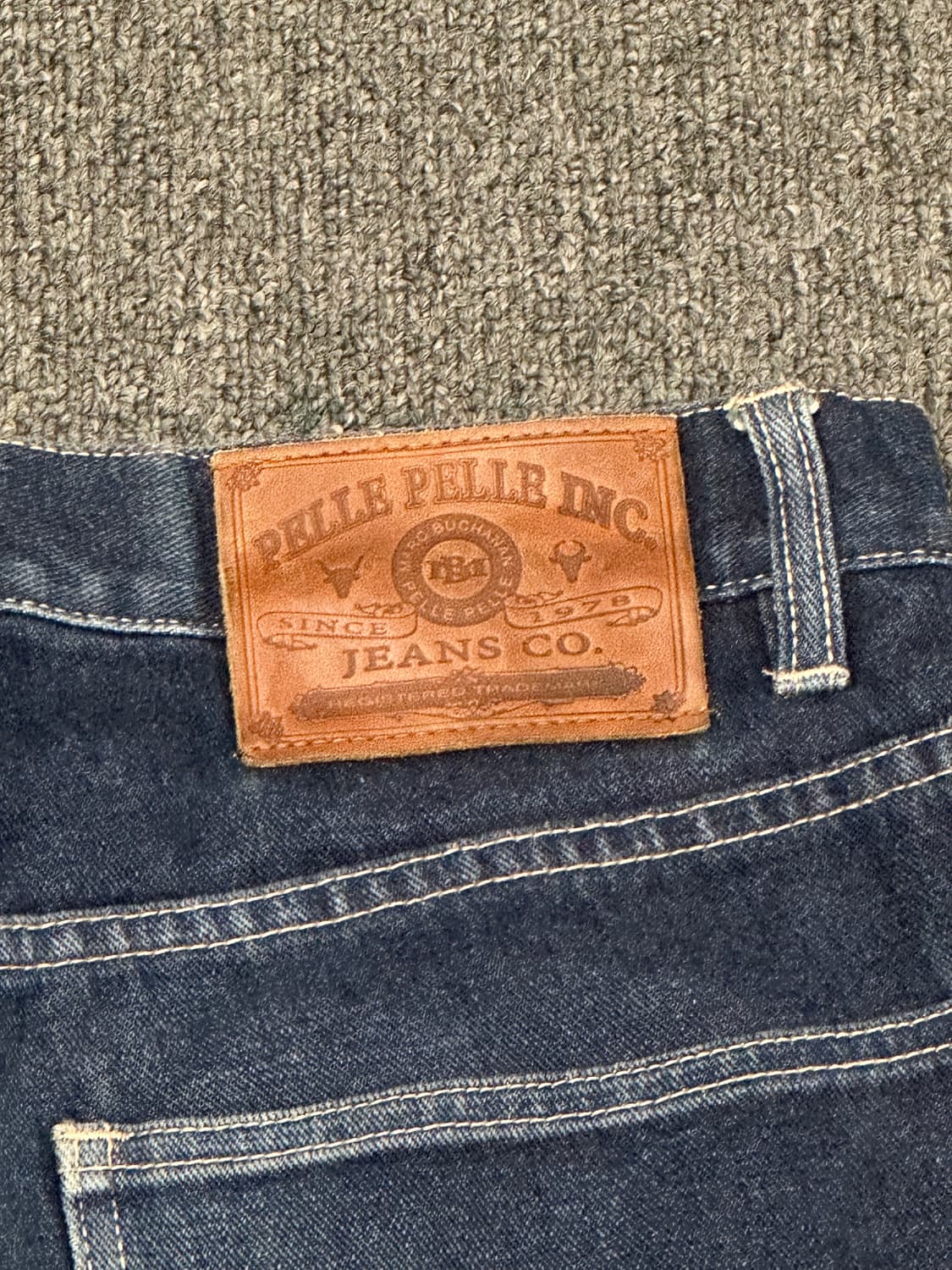 32)Pelle Pelle Inc. 빈티지 중청 데님 팬츠 상품이미지5