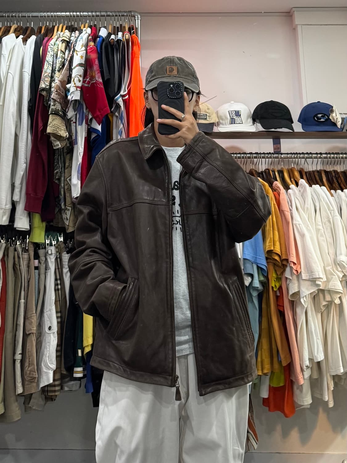 마크스앤스펜서 레더 자켓 상품이미지3
