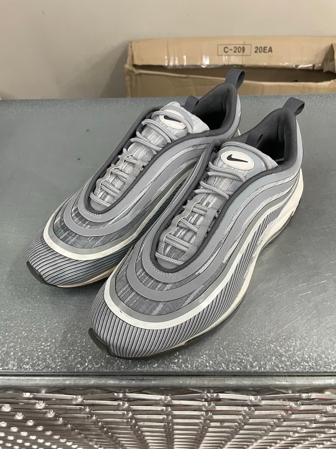 나이키 에어맥스 97 울트라 17 울프 그레이 265 상품이미지2