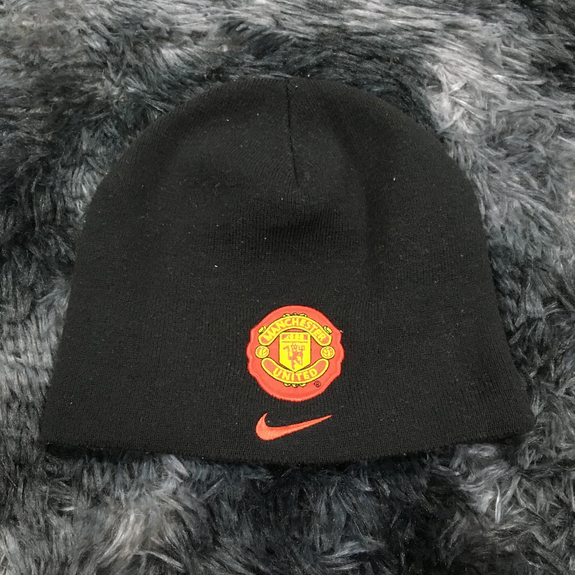 투티/0371 NIKE 나이키 맨체스터 비니 블랙 패치 자수 로고 상품이미지3