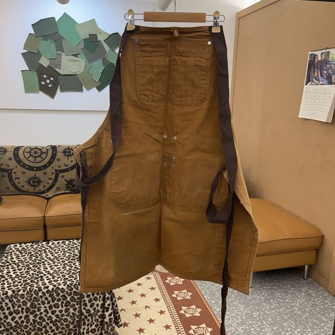 칼하트 빈티지 워크 캔버스 앞치마 C09034 상품이미지4