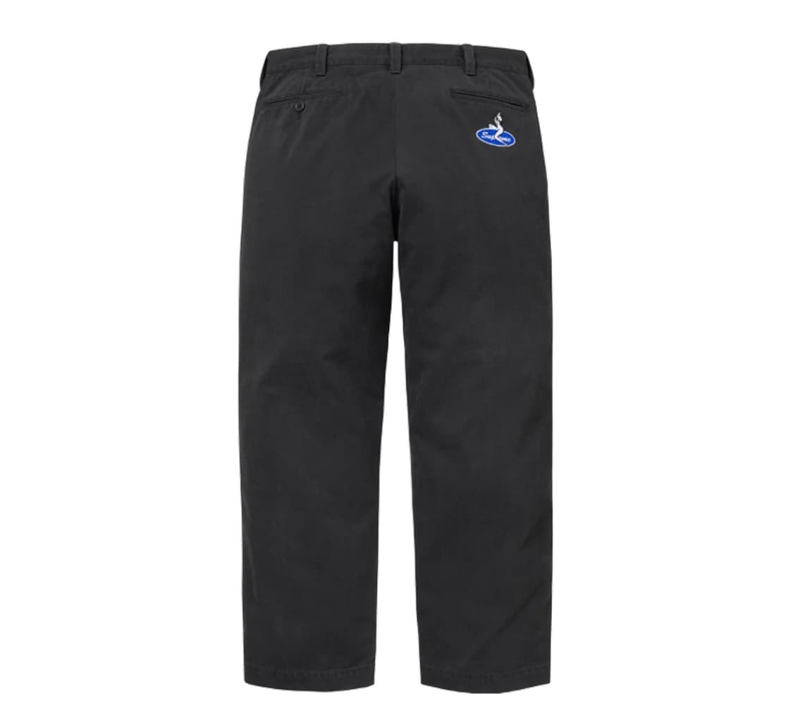 25fw 슈프림 핀업걸 치노팬츠 블랙 상품이미지1